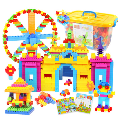 开启智慧之门 儿童大颗粒积木，1-6周岁宝宝的启蒙与成长伙伴